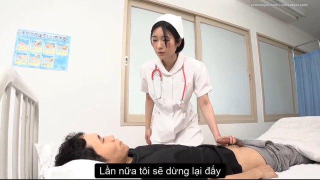 [JAV Vietsub không che] em y tá giúp bệnh nhân xuất tin bằng miệng